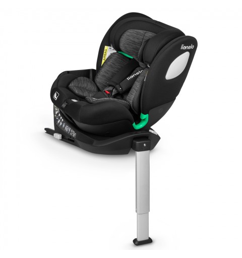 Lionelo Braam i-Size - obrotowy fotelik samochodowy 0-36 kg | Black Carbon